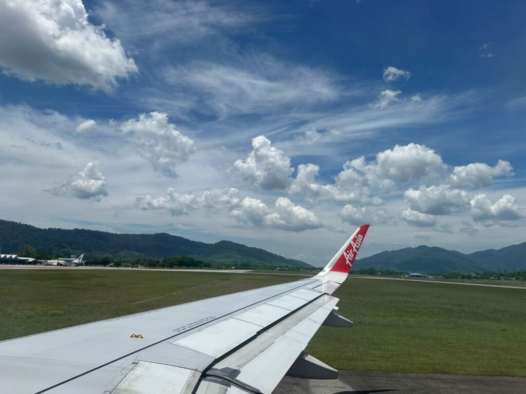 Landing in Langkawi.