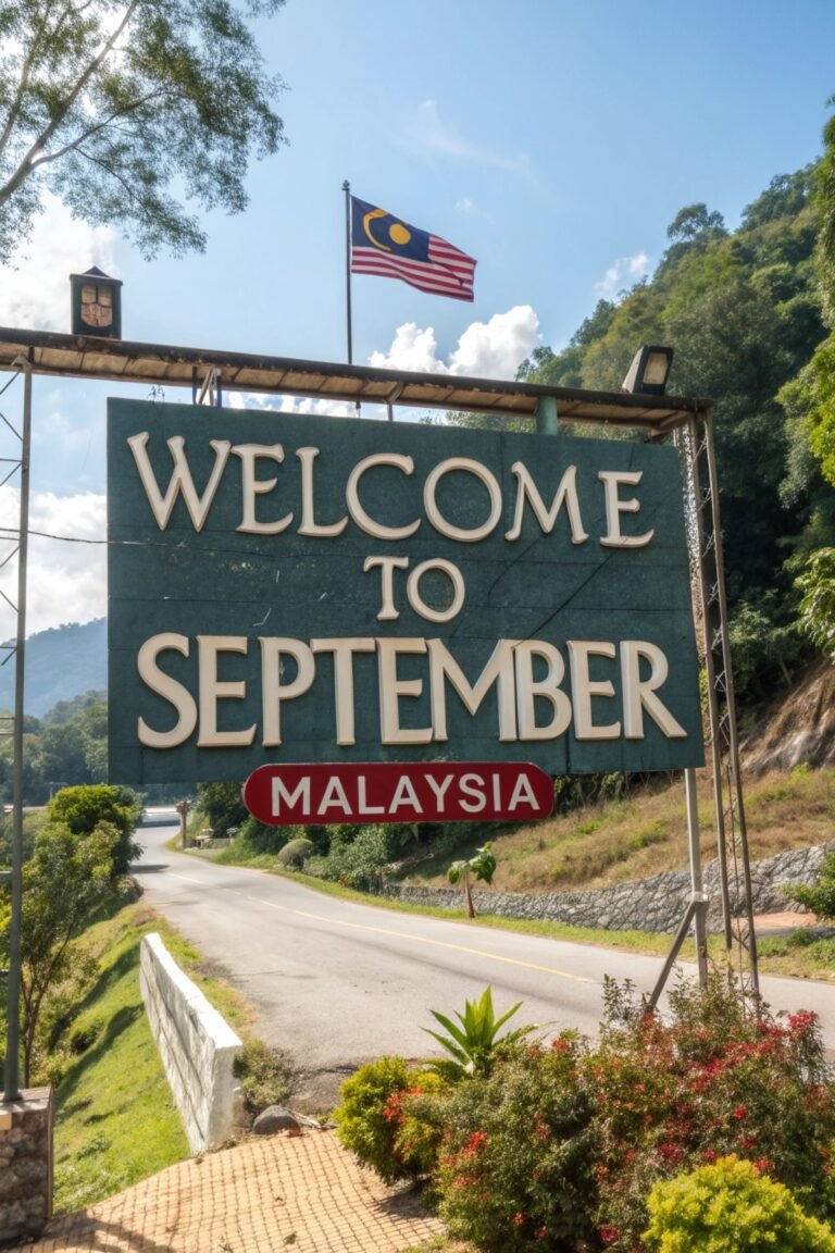 Visiting Malaysia in September.